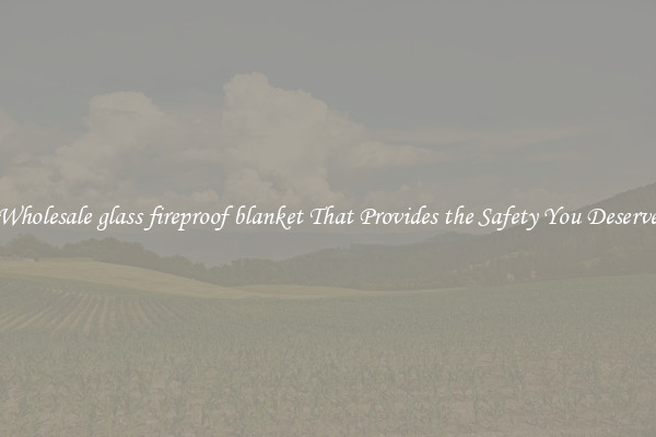 Wholesale glass fireproof blanket That Provides the Safety You Deserve