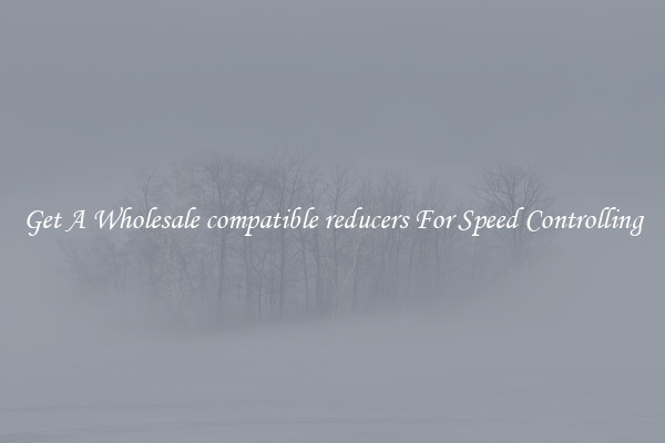 Get A Wholesale compatible reducers For Speed Controlling