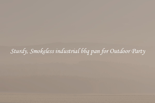Sturdy, Smokeless industrial bbq pan for Outdoor Party