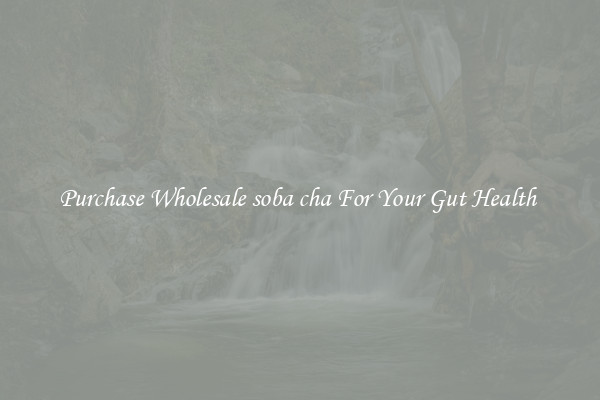 Purchase Wholesale soba cha For Your Gut Health 