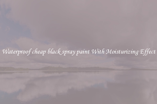Waterproof cheap black spray paint With Moisturizing Effect