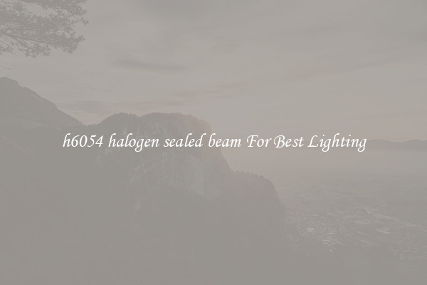 h6054 halogen sealed beam For Best Lighting
