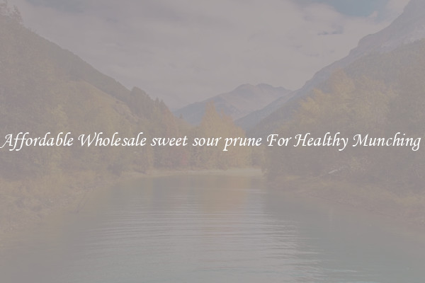 Affordable Wholesale sweet sour prune For Healthy Munching 